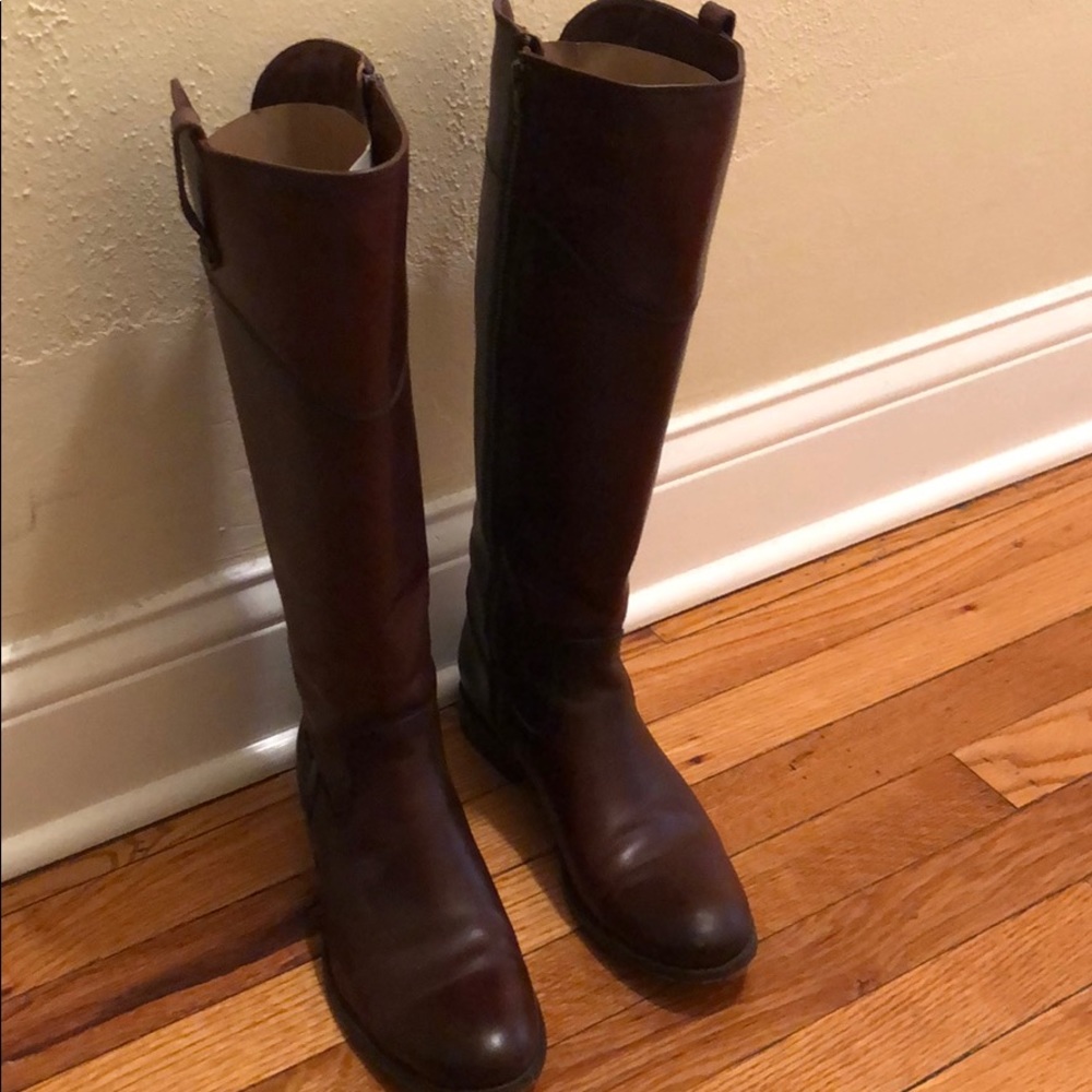 Work 3 times Brown tall Frye Boots!